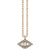 Gold & Diamond Extra Large Bezel Eye Charm