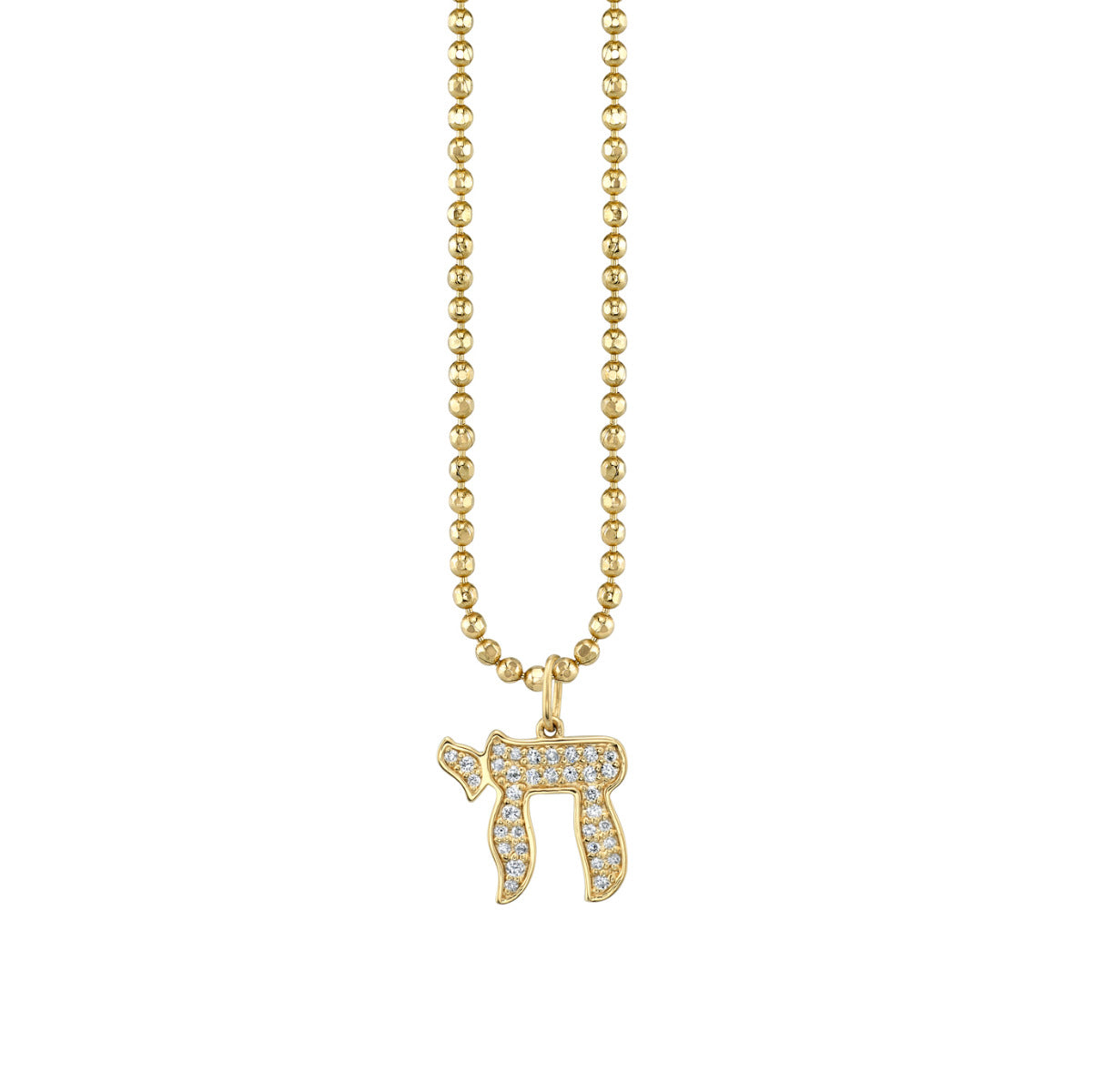 & Diamond Large Chai Charm