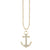 Gold & Diamond Large Anchor Charm