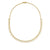 Gold & Diamond Marquise Eye Eternity Front Fringe Necklace