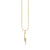 Gold & Diamond Small Lightning Bolt Charm