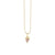 Kids Collection Gold & Diamond Pizza Slice Necklace