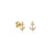 Men's Collection Gold & Diamond Tiny Anchor Stud