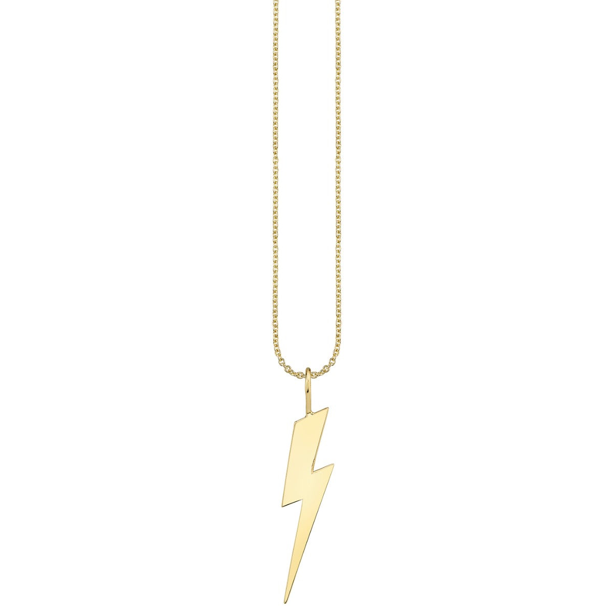 Pure Large Lightning Bolt Charm
