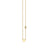 Gold Plated Sterling Silver Star Necklace with Bezel Set Diamond
