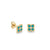 Gold & Diamond Mini Moroccan Flower Stud