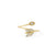 Gold & Diamond Marquise Eye Arrow Ring