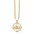 Gold & Diamond Fishnet Evil Eye Pendant