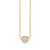 Gold & Diamond Extra Large Marquise Eye Necklace