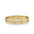 Gold & Diamond Fishnet Hinge Bangle