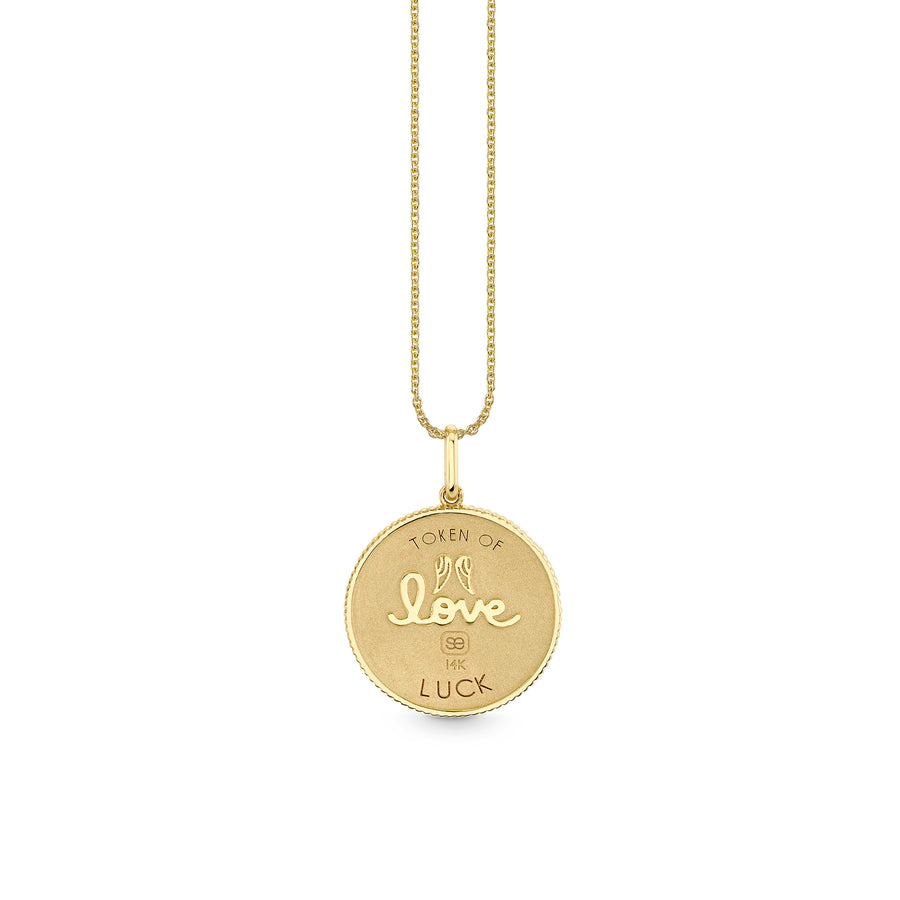 Gold & Diamond 777 Angel Number Charm - Sydney Evan Fine Jewelry