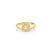 Men's Collection Gold & Diamond Evil Eye Icon Signet Ring