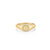 Men's Collection Gold & Diamond Star Of David Icon Signet Ring