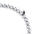 Men's Collection Black Rhodium & Diamond Tiny Cross on 14k White Gold Beads