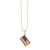 Gold & Diamond American Flag Charm