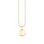 Pure Gold Small Initial Necklace