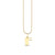 Pure Gold Small Initial Necklace