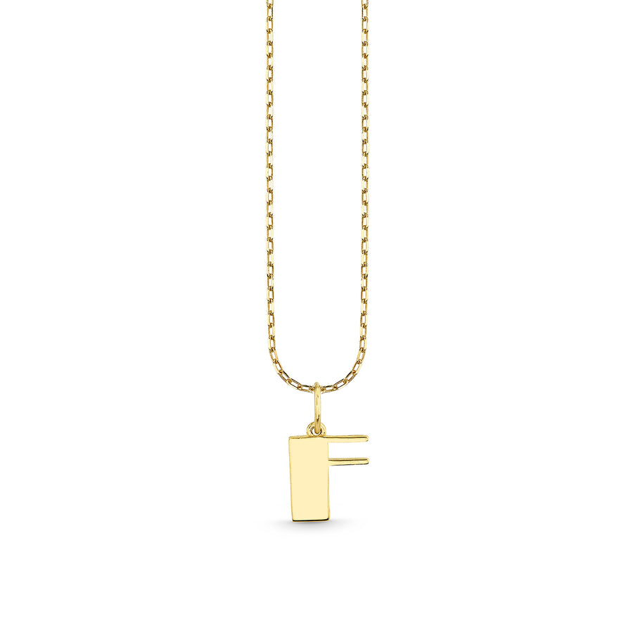 Pure Gold Small Initial Necklace - Sydney Evan Fine Jewelry