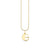 Pure Gold Small Initial Necklace