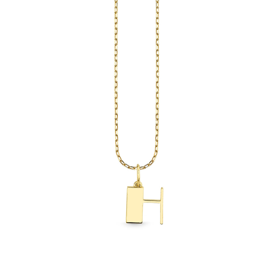 Pure Gold Small Initial Necklace - Sydney Evan Fine Jewelry