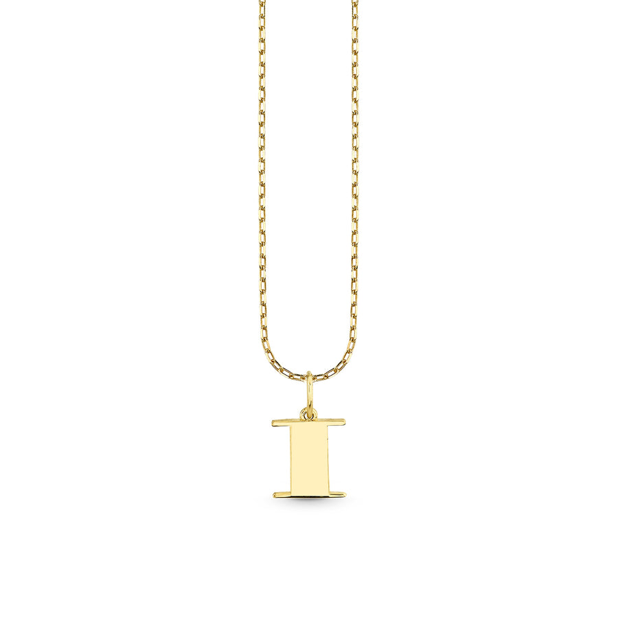 Pure Gold Small Initial Necklace - Sydney Evan Fine Jewelry