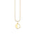 Pure Gold Small Initial Necklace