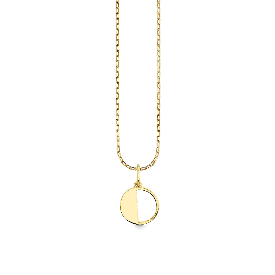 Pure Gold Small Initial Necklace - Sydney Evan Fine Jewelry