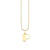 Pure Gold Small Initial Necklace