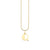 Pure Gold Small Initial Necklace