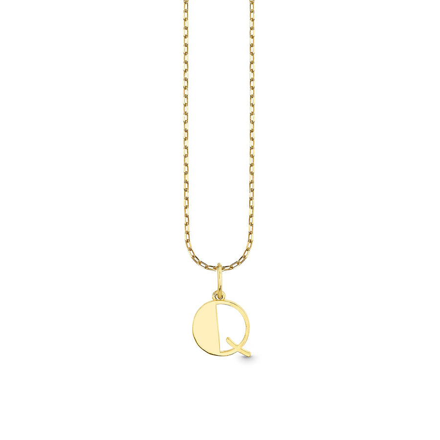 Pure Gold Small Initial Necklace - Sydney Evan Fine Jewelry