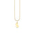 Pure Gold Small Initial Necklace