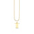 Pure Gold Small Initial Necklace