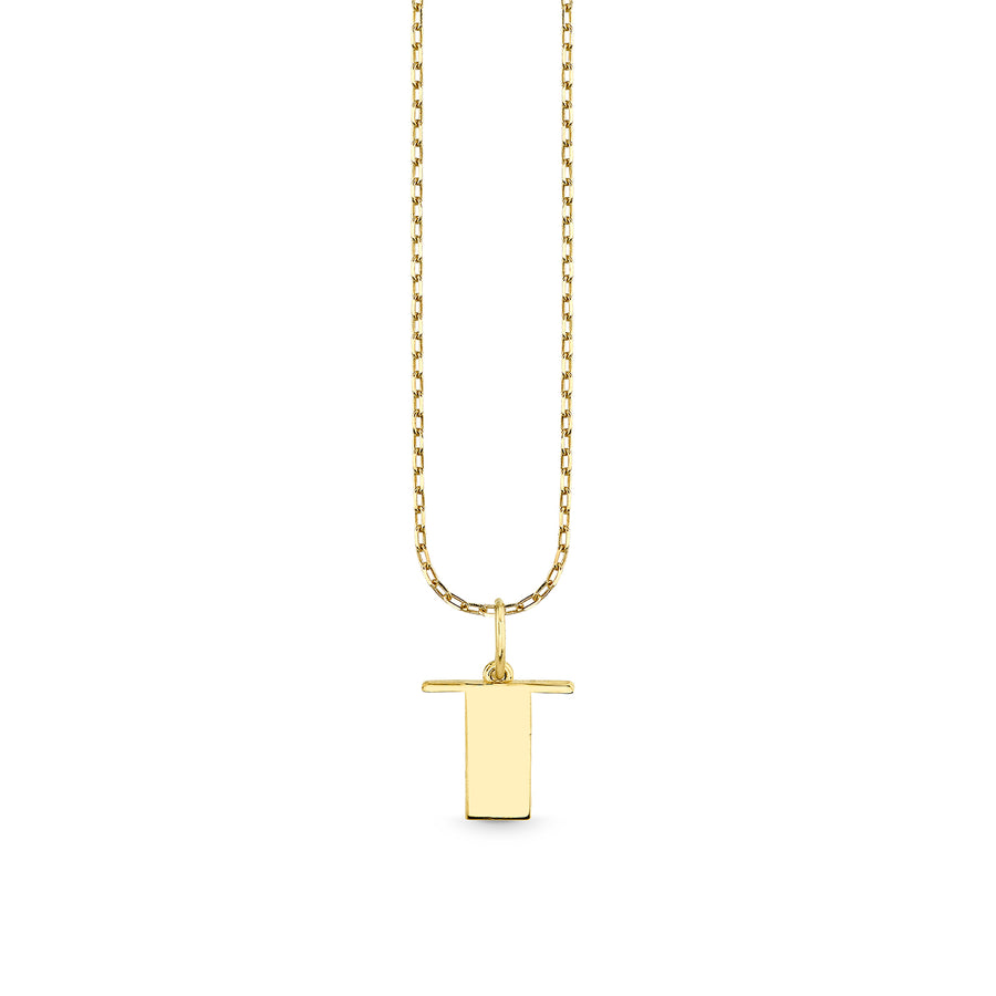 Pure Gold Small Initial Necklace - Sydney Evan Fine Jewelry