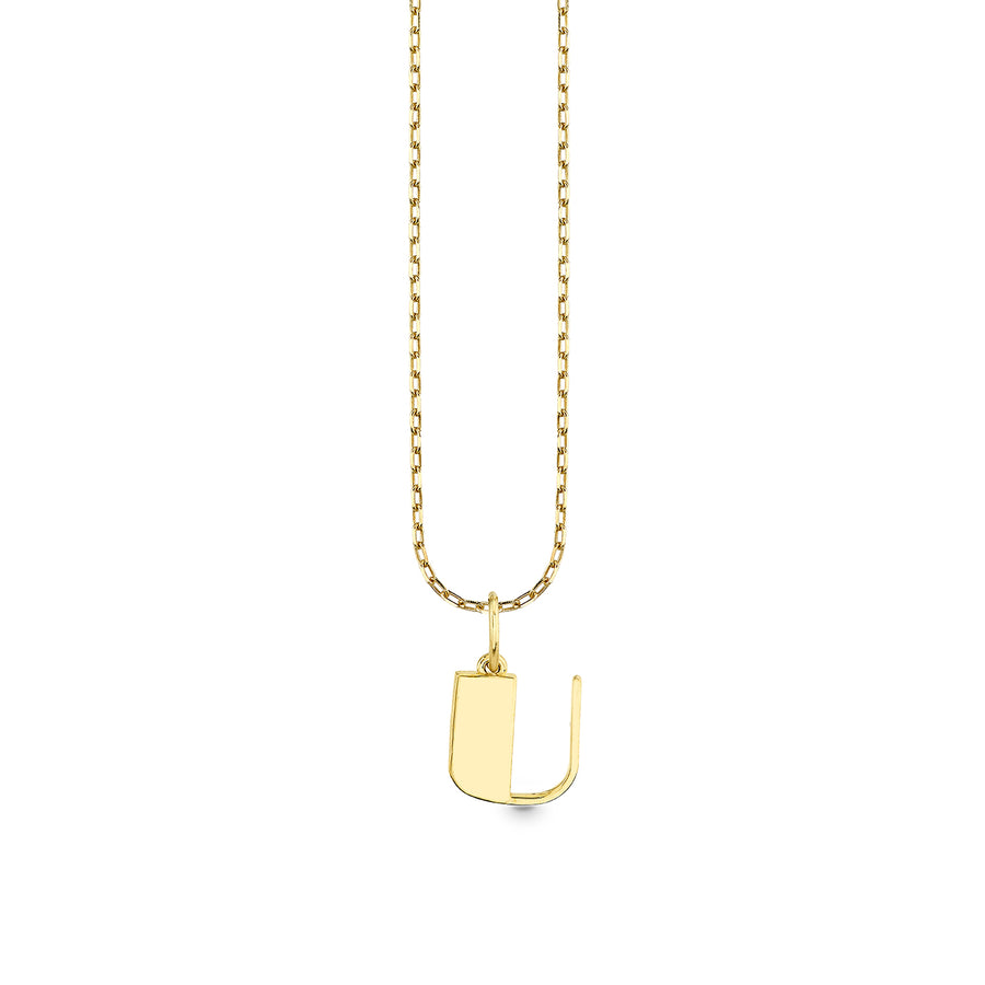 Pure Gold Small Initial Necklace - Sydney Evan Fine Jewelry