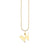 Pure Gold Small Initial Necklace