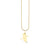 Pure Gold Small Initial Necklace