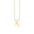 Pure Gold Small Initial Necklace