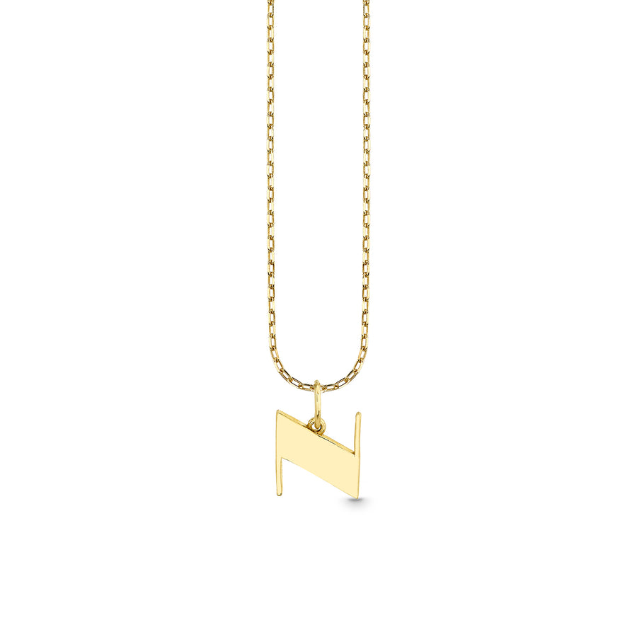 Pure Gold Small Initial Necklace - Sydney Evan Fine Jewelry