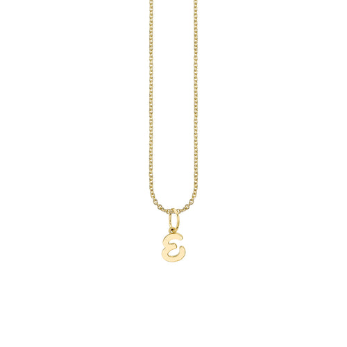 Pure Gold Tiny Initial Charm