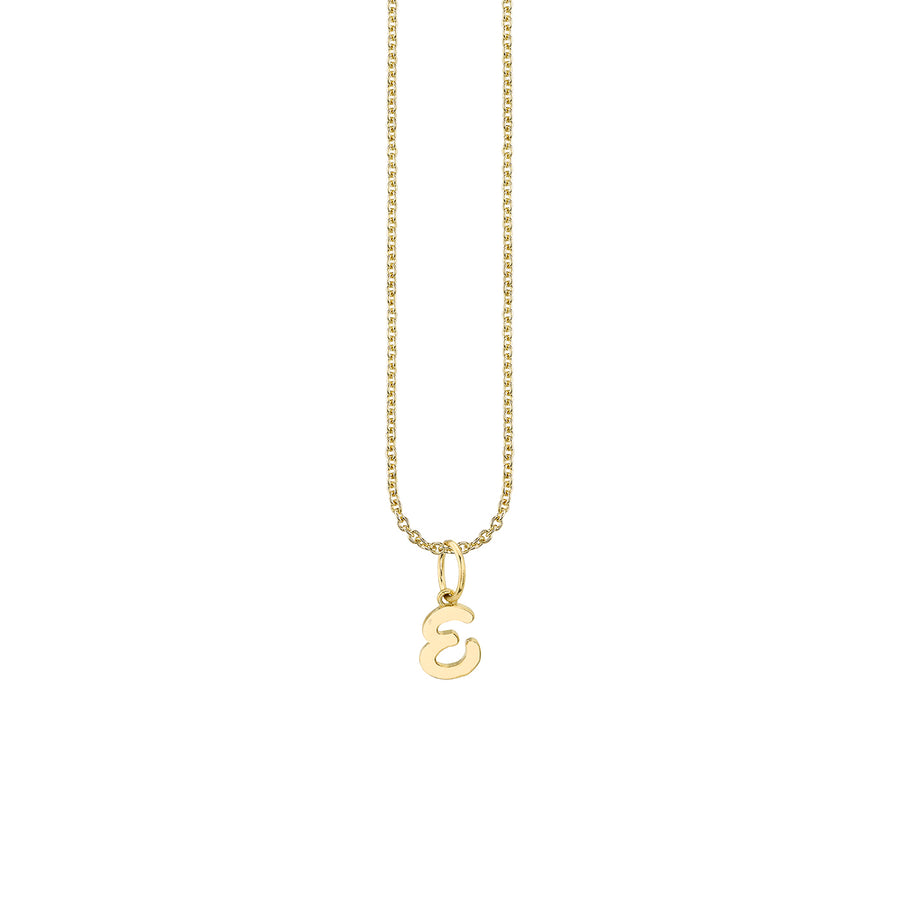 Pure Gold Tiny Initial Charm - Sydney Evan Fine Jewelry