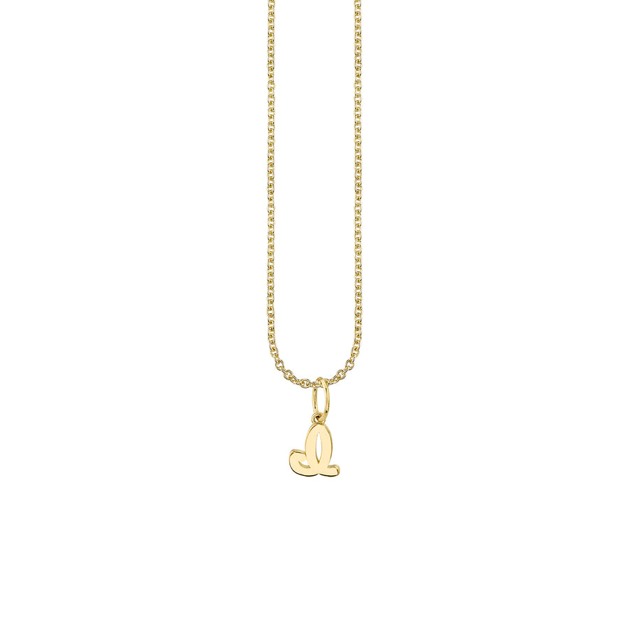 Pure Gold Tiny Initial Charm - Sydney Evan Fine Jewelry