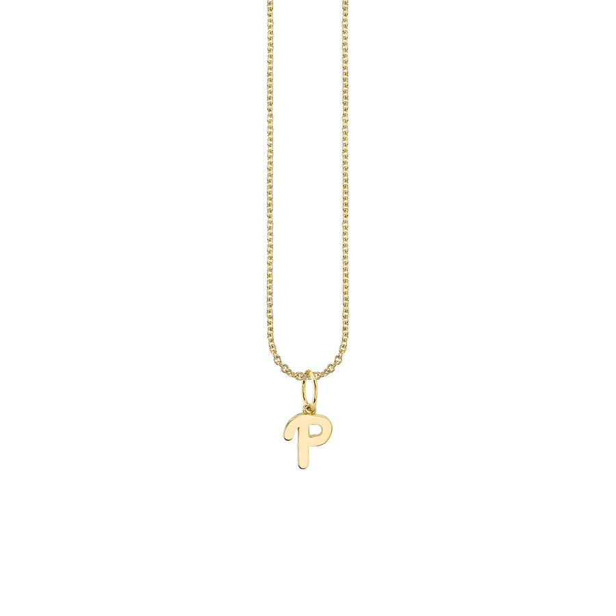 Pure Gold Tiny Initial Charm - Sydney Evan Fine Jewelry