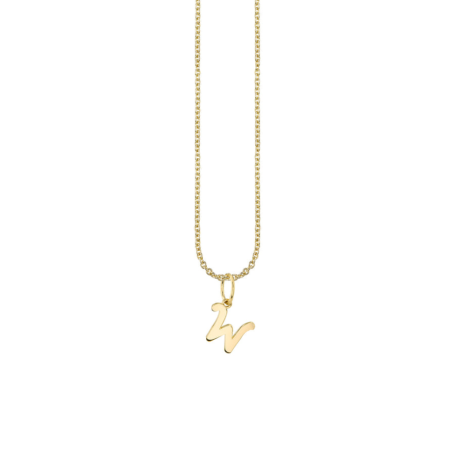 Pure Gold Tiny Initial Charm - Sydney Evan Fine Jewelry