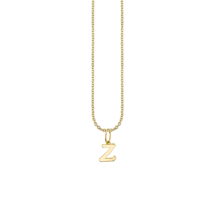 Pure Gold Tiny Initial Charm - Sydney Evan Fine Jewelry