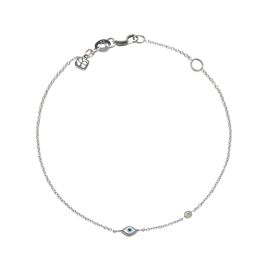 Kids Collection Gold Enamel Mini Eye Bracelet - Sydney Evan Fine Jewelry