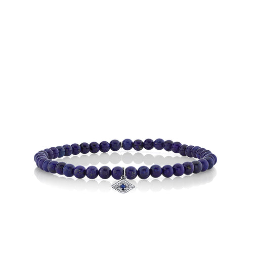 Men's Collection Gold & Diamond Eye on Lapis