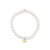 Men's Collection Pure Gold Evil Eye on Pearl