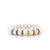 Gold & Rainbow Multi-Rondelle Pearl Bracelet