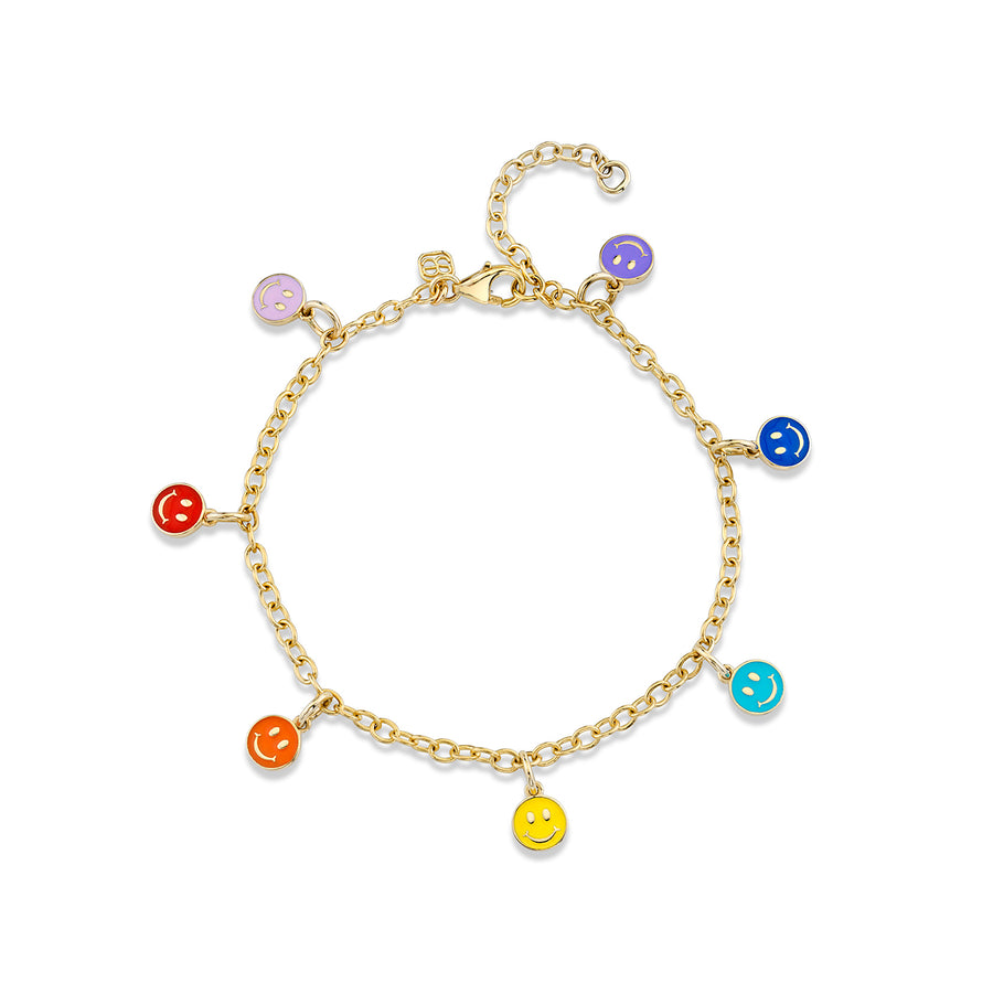 Enamel Charms Charm Bracelets For Kids Shop Sydney Evan 14k Gold