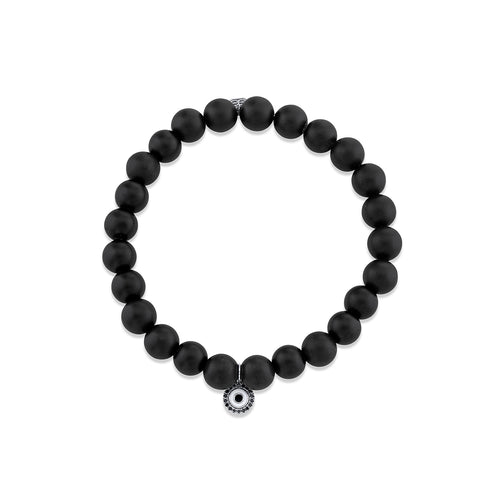 Men's Collection Gold & Diamond Eye on Onyx